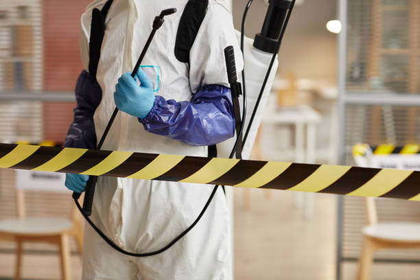Professional Blood Cleanup technician working in Belden, NE